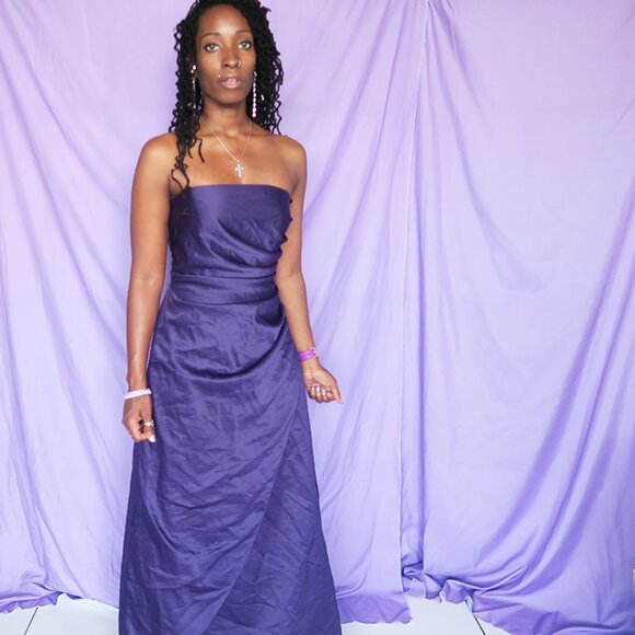 Urban Girl Nites strapless prom/evening dress 7/8 - Picture 5 of 10